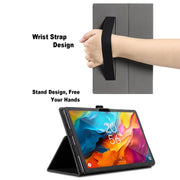 For TCL Nxtpaper 14 14.3-Inch Skin Texture All Inclusive Leather Tablet Case(Dark Blue)
