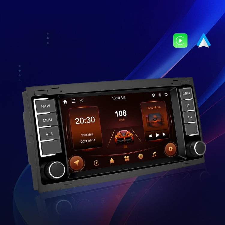 4+64G For Volkswagen Touareg 7-Inch Car WiFi Player Android 13 System Support CarPlay/Android Auto With AHD Camera and Mic