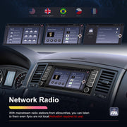 4+64G For Volkswagen Touareg 7-Inch Car WiFi Player Android 13 System Support CarPlay/Android Auto With AHD Camera and Mic