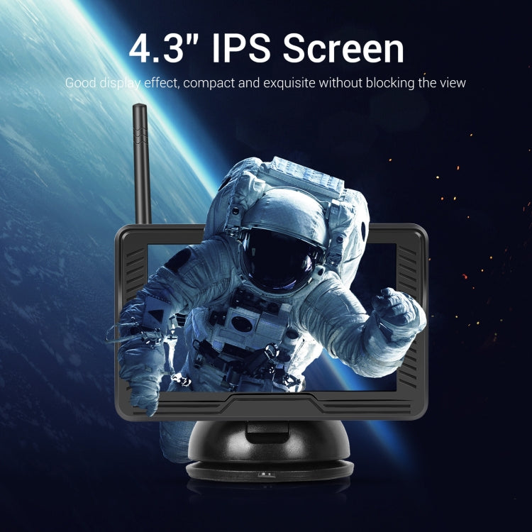 4.3-inch Car Reversing Camera & Monitor Set Rear View Dash Cam Standard