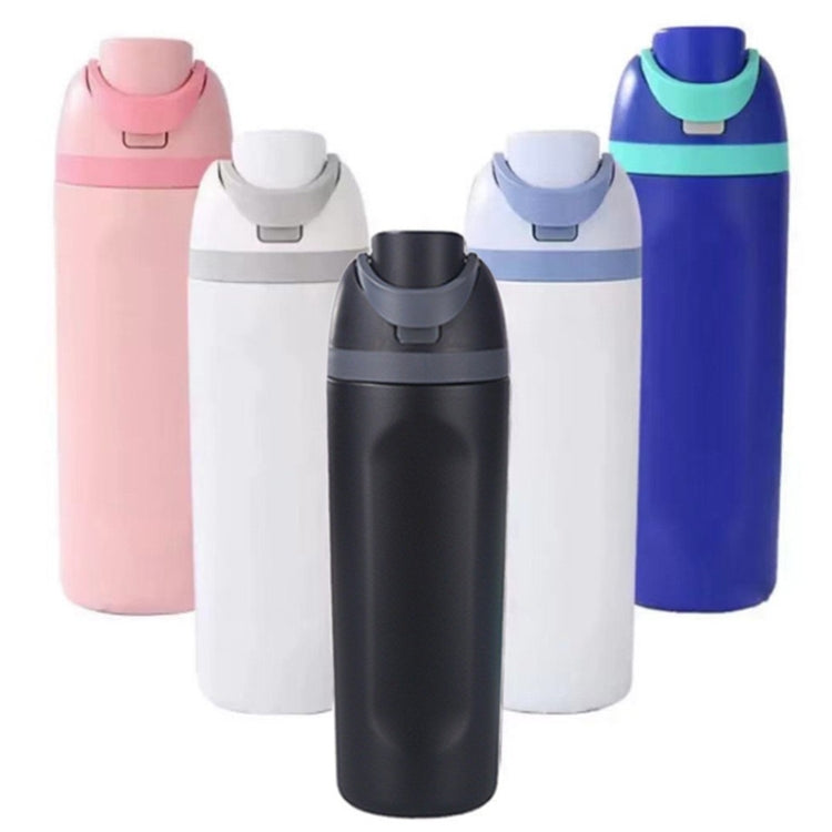 Replacement Lid for Owala Freesi Cup No Leakage One Button Open With Carry Loop(White)