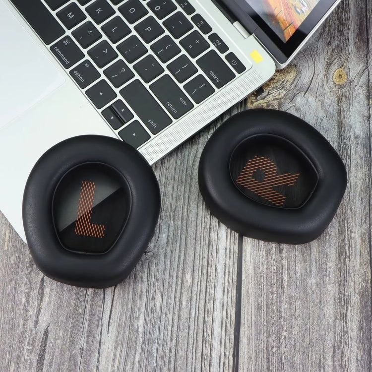 For JBL Quantum Q200 / Q300 2pcs Memory Foam Earmuffs(Black)