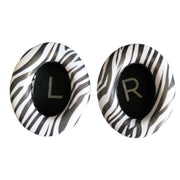 For BOSE 700 / NC700 2pcs Headphone Sponge Cover With Pad(Zebra Print)
