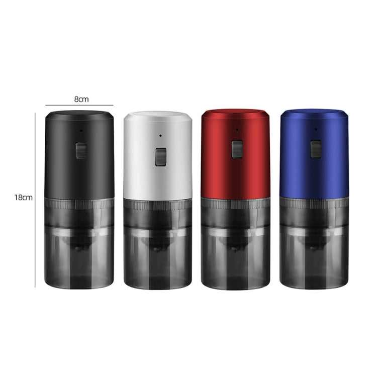 USB Rechargeable Adjustable Coarse and Fine Household Portable Electric Coffee Bean Grinder(Blue)