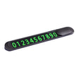 T1 Car Hidden Moving Phone Plate Vehicle Temporary Parking Number Board(Black) - Parking Card by PMC TechLife | Online Shopping South Africa | PMC TechLife | Buy Now Pay Later Mobicred