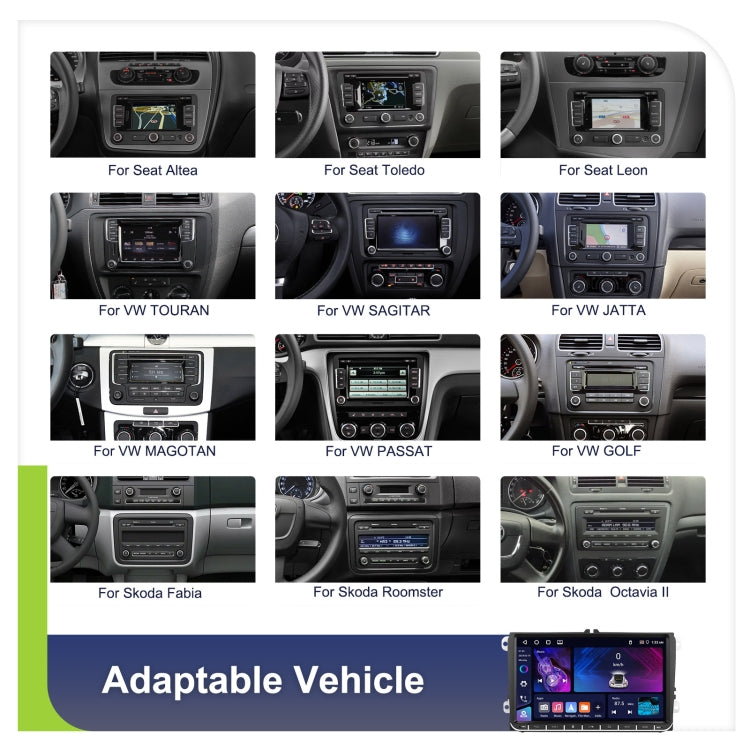 7-inch For Volkswagen 4+64G Multimedia Player Android 13 System
