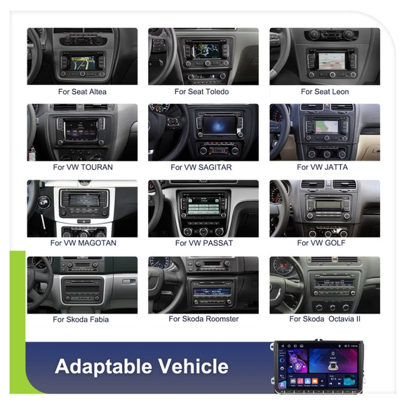 7-inch For Volkswagen 4+64G Multimedia Player Android 13 System