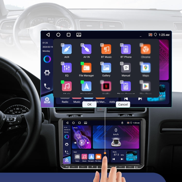 9-inch For Volkswagen 4+64G Multimedia Player Android 13 System