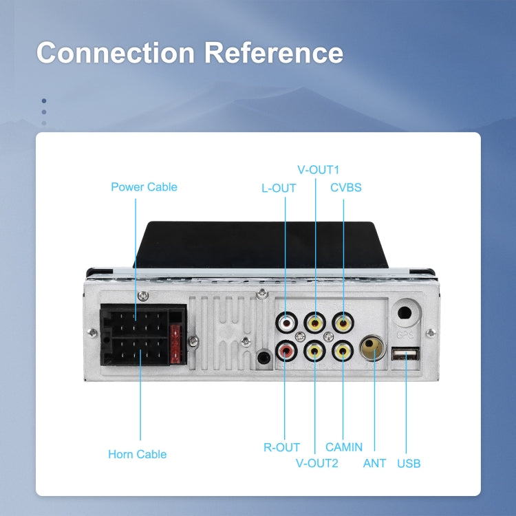5-inch Single Din Car Multimedia Player Supports Mirror Link/Steering Wheel Control Standard Version