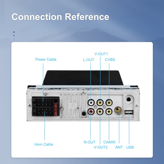 5-inch Single Din Car Multimedia Player Supports Mirror Link/Steering Wheel Control Standard Version