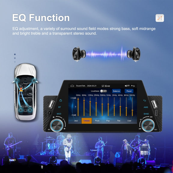 5-inch Single Din Car Multimedia Player Supports Mirror Link/Steering Wheel Control Standard Version
