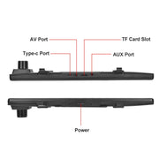 11.26 Inch 2-Split Streaming Media Rearview Mirror Front And Rear Dual Camera Recorder