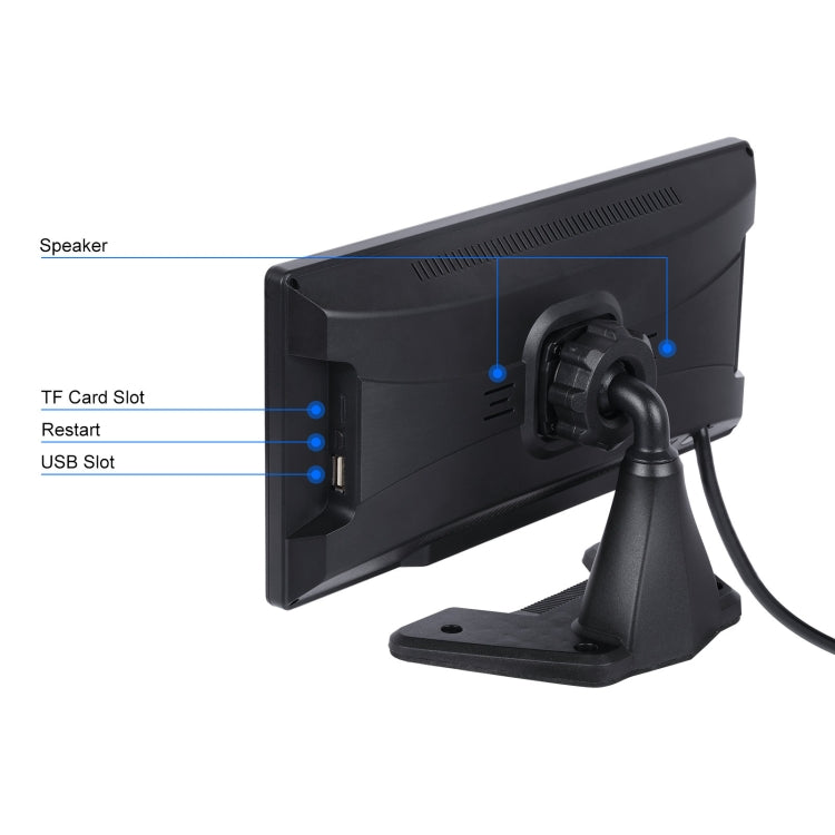 10.36-Inch Car Central Control Smart Player With 4-Way Camera 64G TF Card