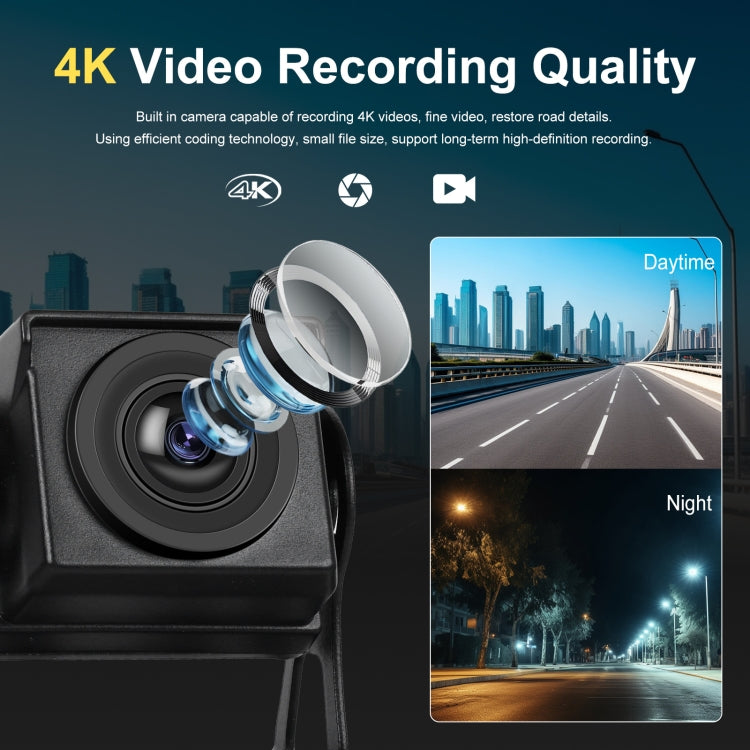 10.36-Inch Car Central Control Smart Player With 4-Way Camera 64G TF Card