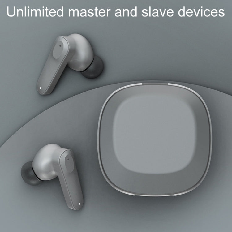 A98 AI Intelligent Translation Wireless Physical Noise Cancellation Bluetooth Earphones(White Blue)