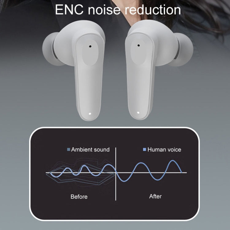 A98 AI Intelligent Translation Wireless Physical Noise Cancellation Bluetooth Earphones(Gray)