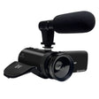 16MP 16X Digital Zoom Vlogging Camera Video Camcorder with 2.4 Inch Flip Screen, Spec: With Wide Angle & Mic AU Plug - Video Cameras by PMC TechLife | Online Shopping South Africa | PMC TechLife | Buy Now Pay Later Mobicred