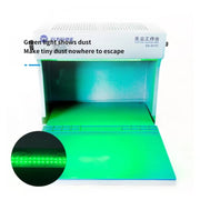 SUNSHINE SS-917C Mobile Phone Screen Repair Dust-free Workbench Green White Light Dual Lamps Dust Display Lamp Operator Bench US Plug