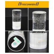 USB Charging LED Round Bar Crystal Lamp KTV Atmosphere Decorative Light, Color: White
