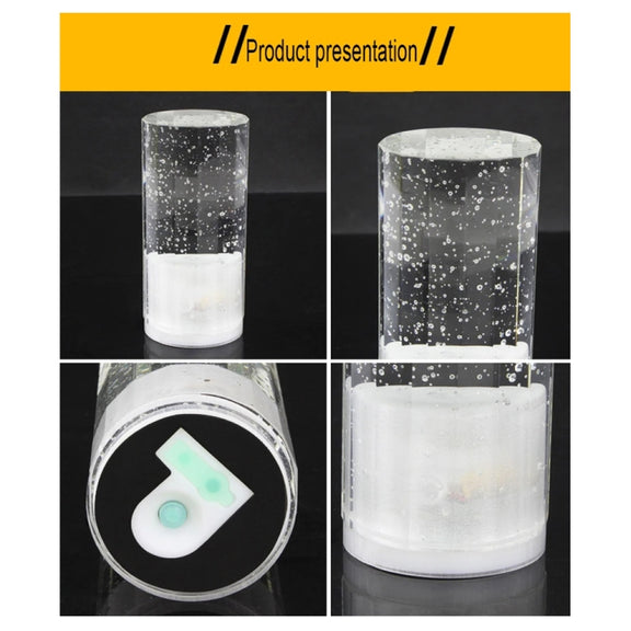 USB Charging LED Round Bar Crystal Lamp KTV Atmosphere Decorative Light, Color: White