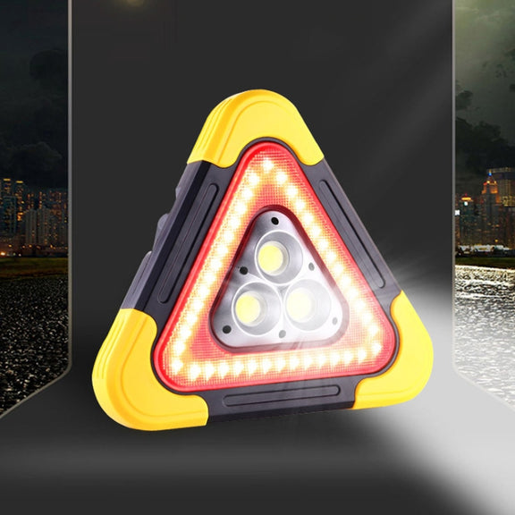 Large Car Traffic Warning Sign Vehicle Reflective Tripod Emergency Light