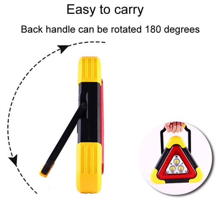 Large Car Traffic Warning Sign Vehicle Reflective Tripod Emergency Light