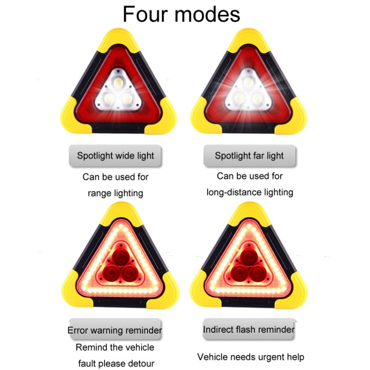 Large Car Traffic Warning Sign Vehicle Reflective Tripod Emergency Light