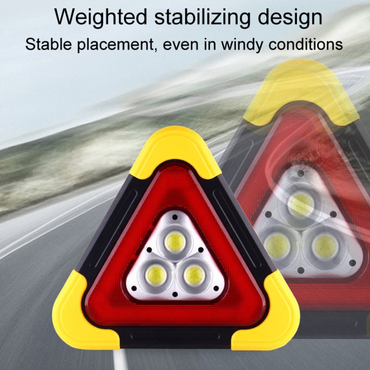 Large Car Traffic Warning Sign Vehicle Reflective Tripod Emergency Light