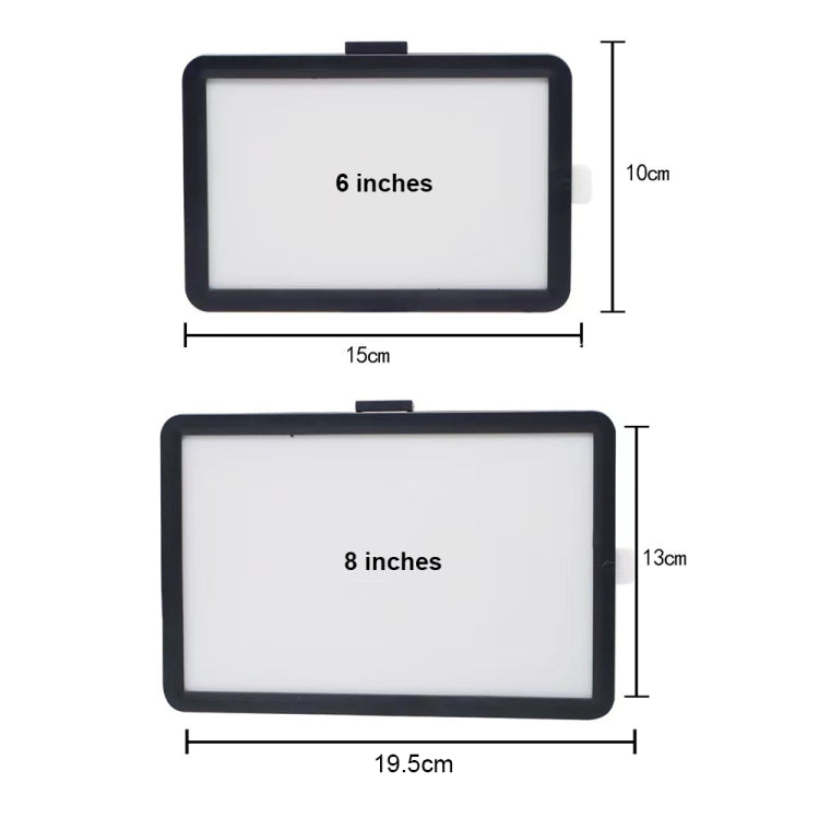 8-inch Light + Gimbal + Telescopic Tripod Desktop Live Square Beauty Fill Light