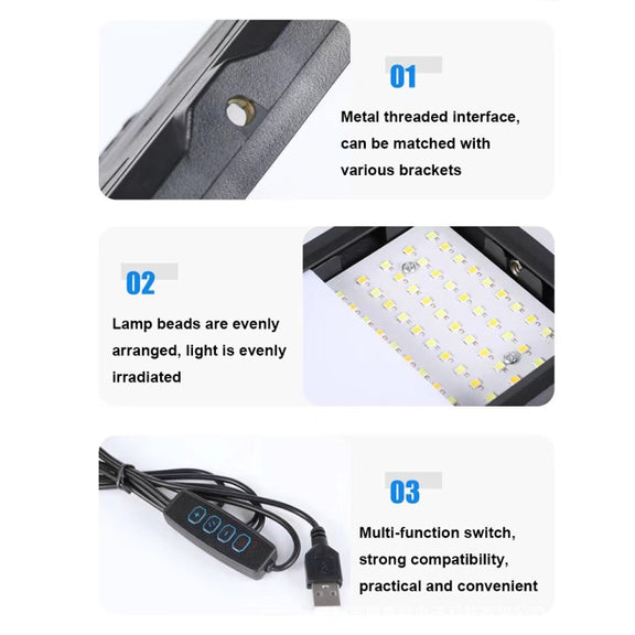 8-inch Light + Gimbal + Telescopic Tripod Desktop Live Square Beauty Fill Light