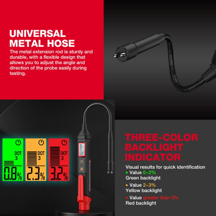 HABOTEST HT663L Motorcycle Vehicle Brake Fluid Moisture Detection Pen