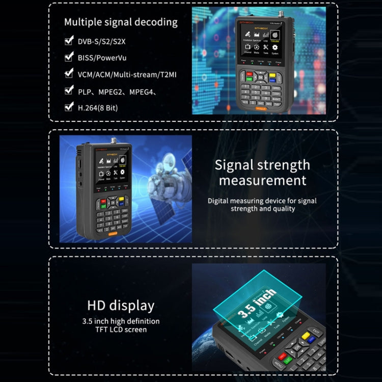 GTMedia Full HD Digital Satellite Finder With 3.5 Inch LCD Screen