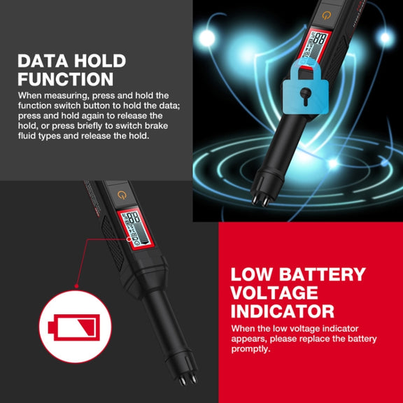 HABOTEST HT663 Motorcycle Vehicle Brake Fluid Moisture Detection Pen