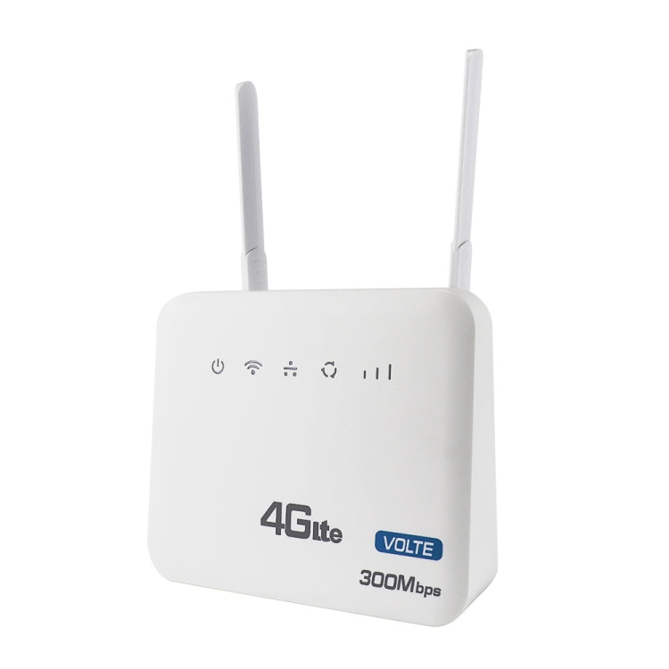 European Version 4G WiFi6 VOLTE CPE Wireless SIM Card Router With RJ45+RJ11, EU Plug