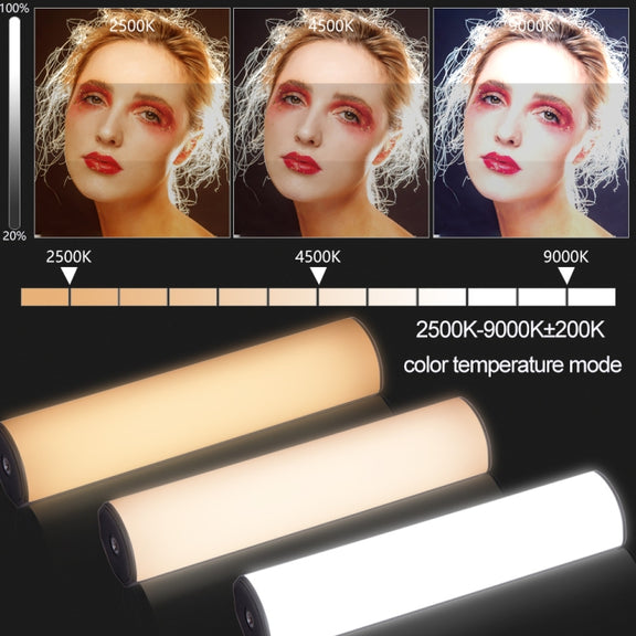 VLOGLITE W200RGB Full Colorful Handheld Fill Light Stick Live Photography Ambient Light Outdoor Lighting