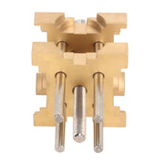 Four-Sided Pure Copper Watch Movement Holder(Yellow)