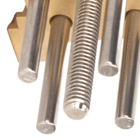 Four-Sided Pure Copper Watch Movement Holder(Yellow)