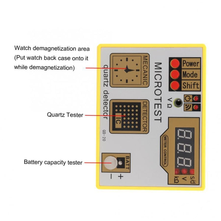 Quartz Watch Movement Pulse Multifunctional Battery Tester(QD-20)