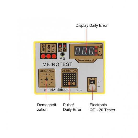 Quartz Watch Movement Pulse Multifunctional Battery Tester(QD-20)