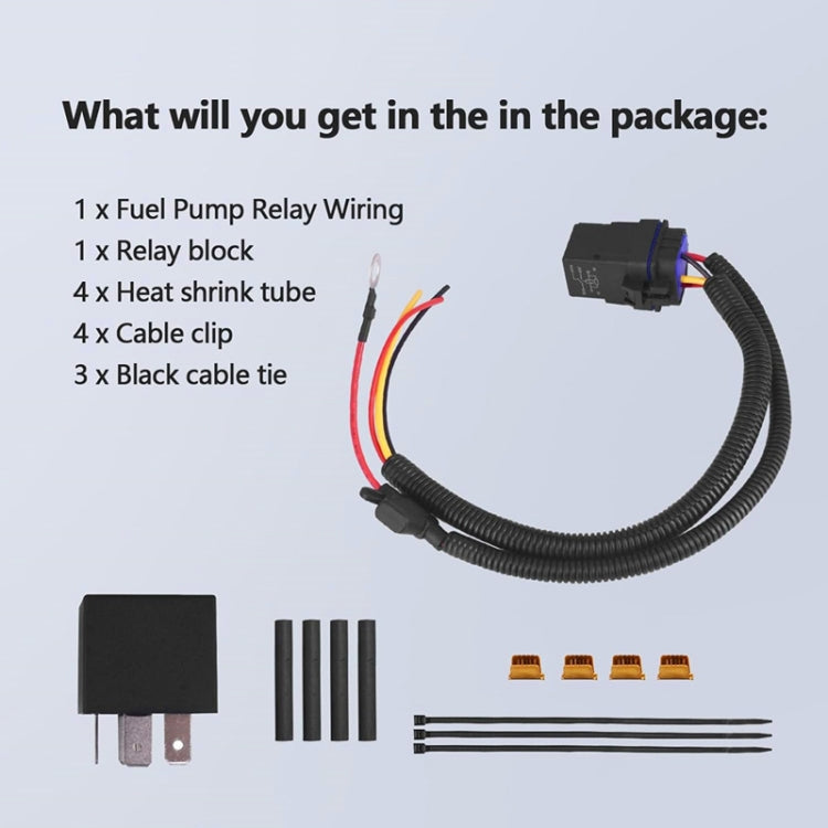 For Jeep / Dodge / Chrysler Vehicle Fuel Pump Relay Wiring Harness Kit
