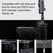 WS-300II Video Fill Light Dual Color Temperature LED Beauty Shooting Light, Spec: Single Lamp+US Plug Adapter