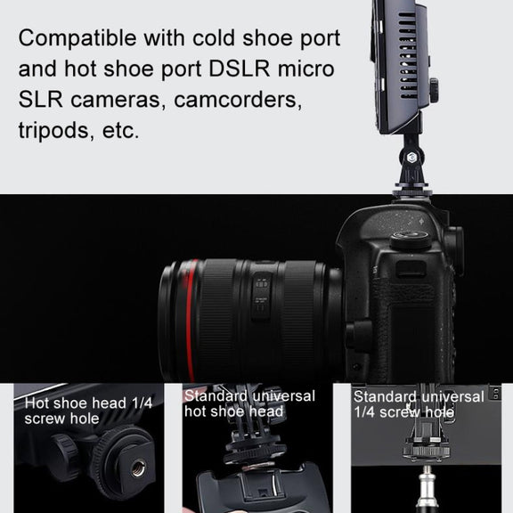 WS-300II Video Fill Light Dual Color Temperature LED Beauty Shooting Light, Spec: Single Lamp+US Plug Adapter