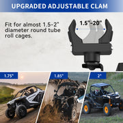 FLYQUICK UTV/ATV Universal 1.75-2 inch Rearview Mirror