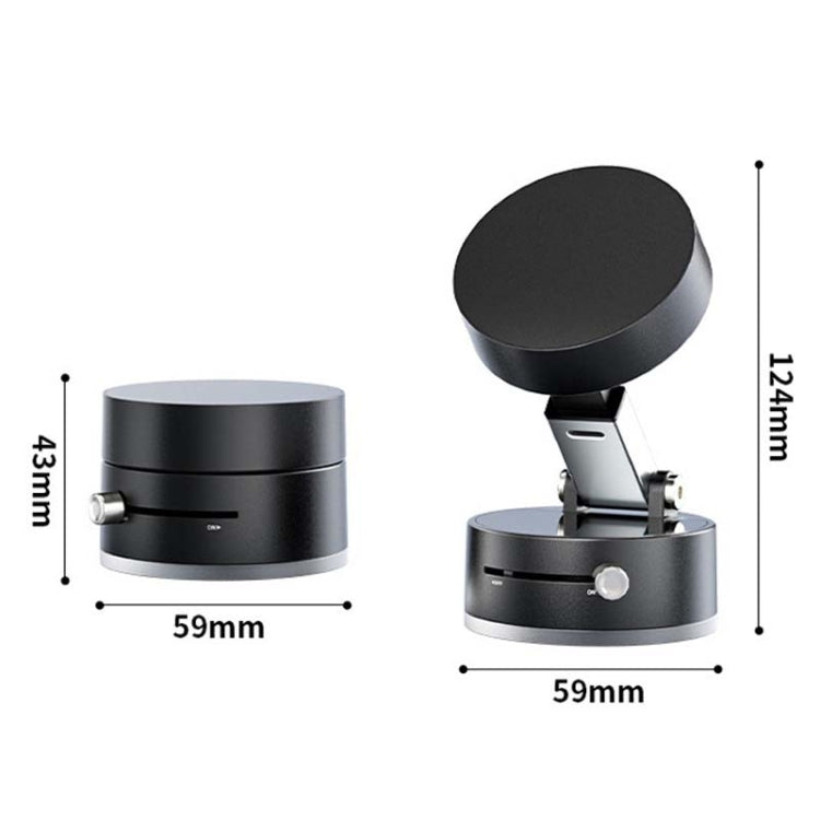 AIMITE P1 Vacuum Adsorption Foldable Suction Cup Car Cell Phone Navigation Holder(White)
