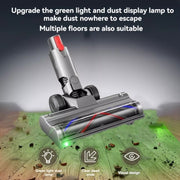 For Dyson V6 Vacuum Cleaner Lightweight Direct Drive Floor Brush Head with Dust Led Lights