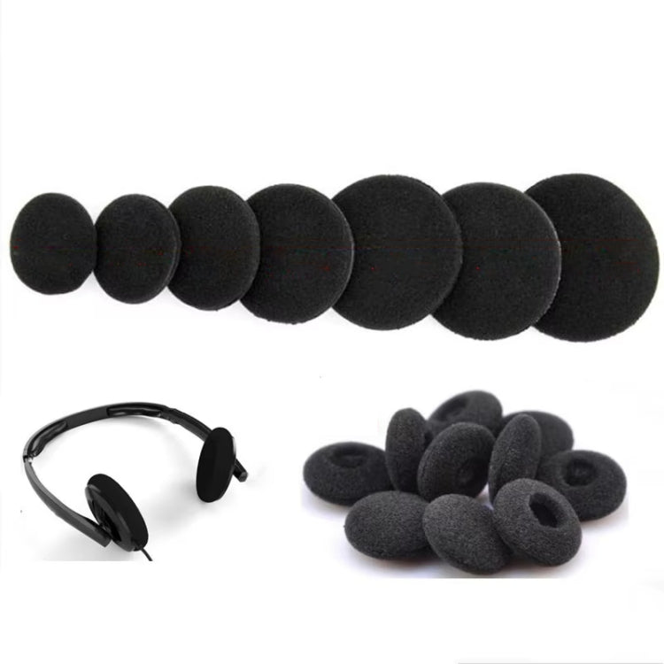 10pcs Sponge Ear Pads For Headphones Replacement Cushions 45mm