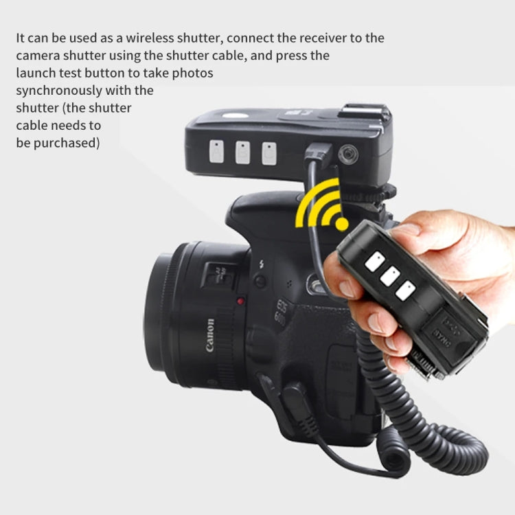 For Sony Pixel King Pro Camera Wireless Radio Flash TTL Transmitter and Receiver