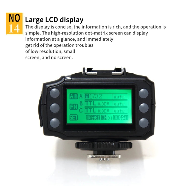 For Sony Pixel King Pro Camera Wireless Radio Flash TTL Transmitter and Receiver