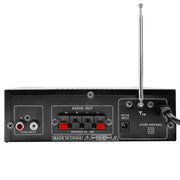 AV-298BT 300W+300W Hi-Fi Stereo Amplifier Bluetooth Home Audio Karaoke Digital Amplifier EU Plug