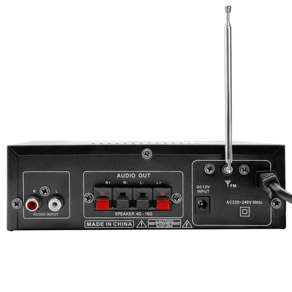 AV-298BT 300W+300W Hi-Fi Stereo Amplifier Bluetooth Home Audio Karaoke Digital Amplifier EU Plug